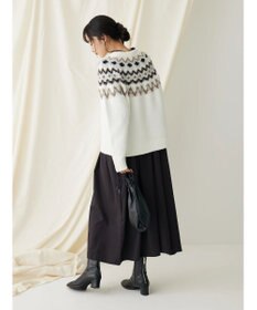 CRAFT STANDARD BOUTIQUE 求心柄ニットプルオーバー