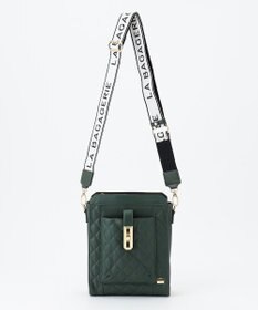 LA BAGAGERIE シープキルトWストラップスクエアショルダー