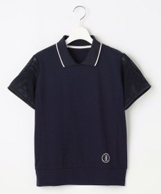 23区GOLF 【辻梨恵プロ着用】メッシュスリーブストレッチポロ