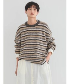 AMERICAN HOLIC グラデーションボーダーニットプルオーバー