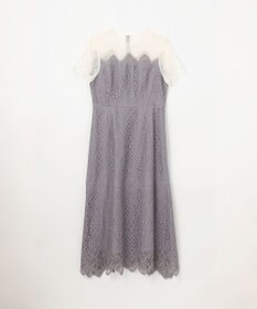 GRACE CONTINENTAL レース切替フレアドレス