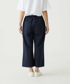 caqu color linen wide cropped コットンリネンクロップド丈ワイドパンツ