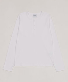 WEGO 【ユニセックス着用ITEM】コンパクトフィットリブヘンリーネックT（LS）