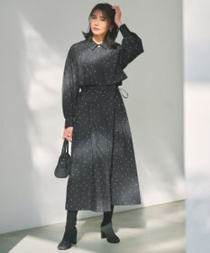 UNFILO フライヨーク ワンピース ブラックドット