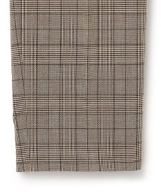 23区 【洗える】ドライ2WAYストレッチ チェック テーパード パンツ