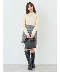 earth music&ecology テレコリブメローハイネックインナー