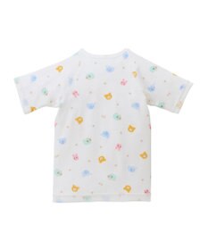 MIKI HOUSE HOT BISCUITS 【50-60cm】 フライス総柄短肌着