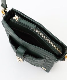 LA BAGAGERIE シープキルトWストラップスクエアショルダー