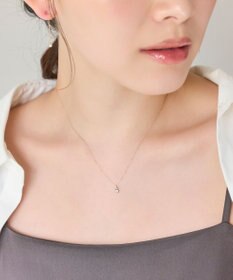 Phoebe 【K10】ジュエルラックネックレス　アクアマリン/3月誕生石/天然石/全長:40cm