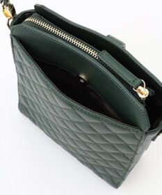 LA BAGAGERIE シープキルトWストラップスクエアショルダー