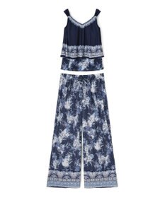 San-ai Resort（三愛水着楽園） ロングパンツセット　13L・15L　【Coral veil（コーラルヴェール）】