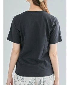 Te chichi パール&刺繍ロゴスタンダードTシャツ