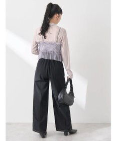 earth music&ecology フロントジップデニムパンツ