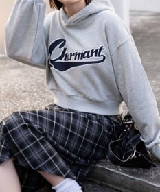 WEGO スタジアムロゴショートプルパーカー