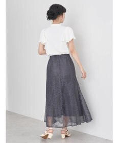 earth music&ecology ラッフルブラウス