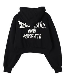 WEGO ハンドライティングショートパーカー