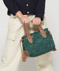 LA BAGAGERIE グリッドキルティングトート