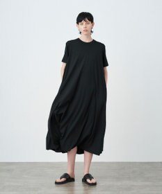 48/2 NATURAL DYE COTTON | フレアドレス / ATON | ファッション通販