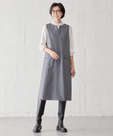 J.PRESS LADIES LANTECシャークスキン ジャンパースカート
