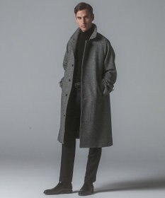 GOTAIRIKU 【保温性/ストレッチ/シワになりにくい】サキソニーストレッチパンツ（ノータック）