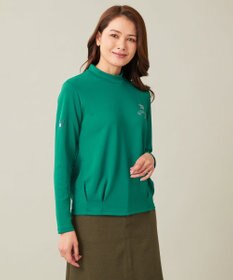 23区GOLF 【WOMEN】ライトダンボール モックネックシャツ