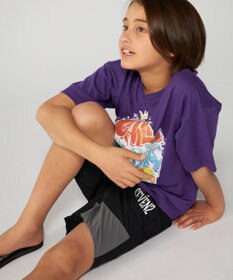 OP／FILA 【SEVEN2】異素材切替ナイロンパンツ