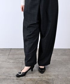 Pointer 【5cmヒール】日本製 高級本革モチーフ付きパンプス