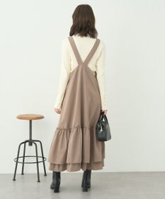 earth music&ecology ティアードフリルジャンスカ