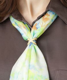 MOONBAT Luna Luce(ルナルーチェ)スカーフリング パール調 Cross Ring お手持ちのスカーフを通すだけ ギフト