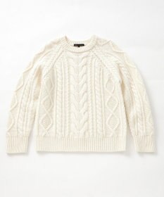 23区 【CLASSY.12月号掲載】アランパターン ニット