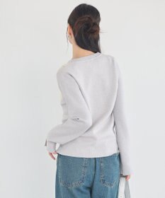 earth music&ecology アーガイルニットカーディガン