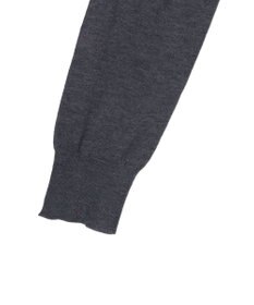 JOSEPH 【洗える】キャッシュエアーオーバーレイ　ラウンドネックニット