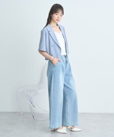 earth music&ecology ショートテーラードジャケット