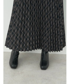 earth music&ecology すきな丈プリーツスカート