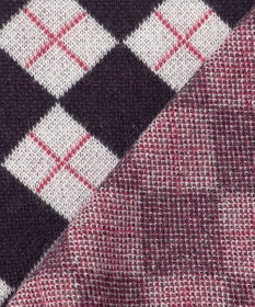 23区GOLF 【WOMEN】【ウォッシャブル】アーガイル ニット