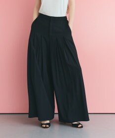 GRACE CONTINENTAL ボックスプリーツパンツ