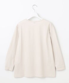 J.PRESS LADIES L プレーティング シャツテール ロングスリーブ Tシャツ