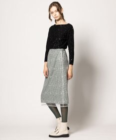 TOCCA SPANGLE OF FLOWER スカート