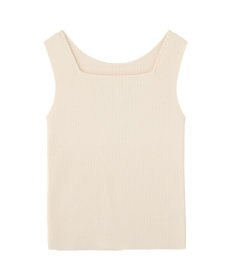 YECCA VECCA 2wayスクエアノースリーブニット