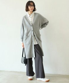 UNFILO 【WEB限定】カシミヤブレンド ロングカーディガン