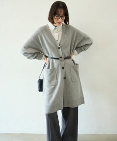 UNFILO 【WEB限定】カシミヤブレンド ロングカーディガン