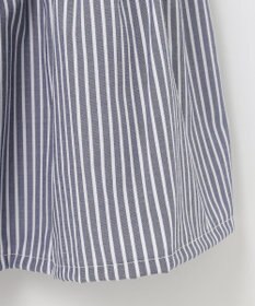 ANY KIDS ストライプ シャツ ワンピース