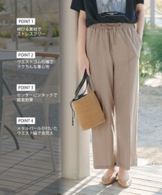 Tiaclasse 【おのののかさん着用】冷凛(ひやりん)カノコカットソーピンタックパンツ