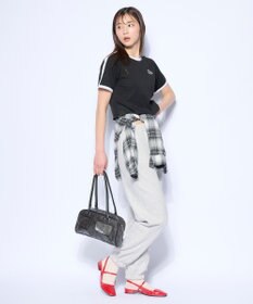 OP／FILA 【Kappa】ワンポイント 半袖リンガーTシャツ