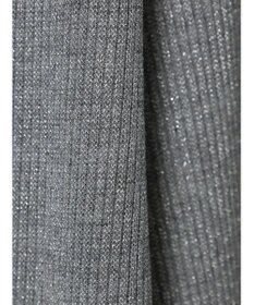 Green Parks ラメリブタートルカットソー