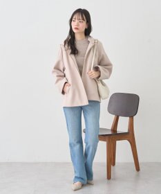 earth music&ecology SET2点チャーム付きシャギーニット＋インナー