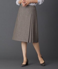 J.PRESS LADIES 【セットアップ対応】ウールストレッチツイード スカート