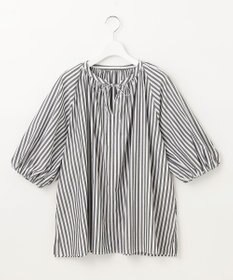 UNFILO 【洗える】イージーケア ボリュームスリーブブラウス