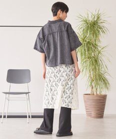 AMERICAN HOLIC Ｗポケットデニムショートシャツ