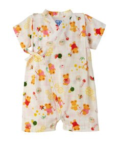 MIKI HOUSE HOT BISCUITS 【ミキハウス】【60-80cm】ミキハウスベア 甚平オール